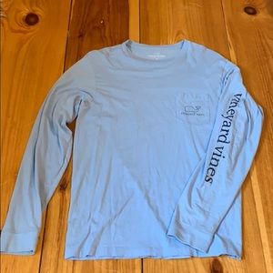Blue vineyard vines long sleeve